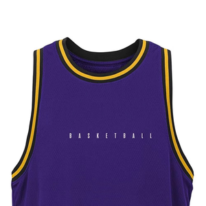 เสื้อบาสเก็ตบอลฝึกซ้อมผ้าสแปนเด็กซ์/คอตตอนระบายอากาศได้ดี พิมพ์ลายดิจิทัล ออกแบบเองได้ ยูนิเซ็กซ์ ขายส่งเสื้อผ้ากีฬาคุณภาพพรีเมียม ได้รับมาตรฐาน BSCI - Product Image 4