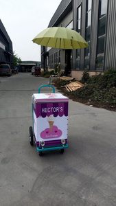 Eiswagen mit Gefrierfach Mini-Gelato-Eiswagen Kühlschrankwagen Mobile Imbisswagen - Product Image 6
