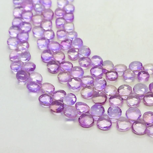 Natural Pink <b>Amethyst</b> Heart Shape Faceted Gemstone Beads For Jewelry Making Natural Stone Wholesale Bulk Supply Pink <b>Amethyst</b> - Product Image 6