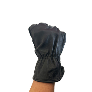 Guantes de Conducción de Piel de Cabra Negros de Alta Calidad, Guantes de Trabajo de Cuero para Jardinería, Construcción, Guantes de Seguridad, Venta al por Mayor a Precio Económico - Product Image 4