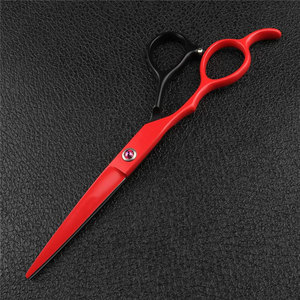 Durable Salon Barber Scissors Stainless Steel Precision Edge Ergonomic Finger <b>Rings</b> Smooth Cutting Barber Scissors - Product Image 5