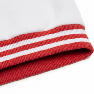 Sudadera con Capucha Raglán Roja y Blanca Personalizada, Sudadera con Letras Griegas de Hermandad, Bordado Chenille, Sudadera con Capucha de Forro Polar, Ropa Universitaria - Product Image 6