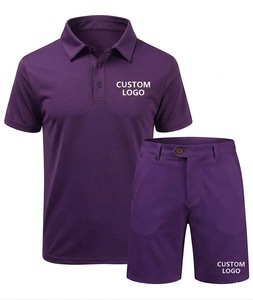 Ensemble polo et short pour homme, tenue de golf athlétique, vêtements de sport décontractés d'été, vêtements de sport, vêtements d'entraînement, ensemble assorti haut et bas - Product Image 2
