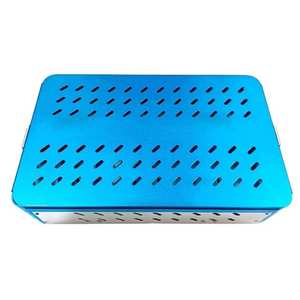 Caja de esterilización de aleación de aluminio de doble nivel para instrumentos quirúrgicos ortopédicos, almacenamiento para hospitales, caja esterilizada Pentax - Product Image 6
