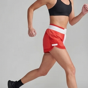Shorts de sport pour femmes avec poches, séchage rapide, taille élastique, mi-longueur, 100% Spandex Nylon - Product Image 3