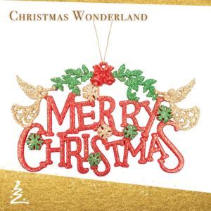 Décoration de Noël et du Nouvel An, rouge, or, vert, champagne doré, champagne argenté, sable doré, argent acrylique, ornement joyeux Noël - Product Image 2