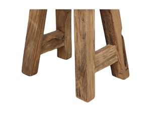 Taburete de Bar de Madera de Olmo Rústico, Taburete de Barra de Madera Maciza, Estilo Rústico Antiguo para Restaurante, Hotel y Muebles - Product Image 5