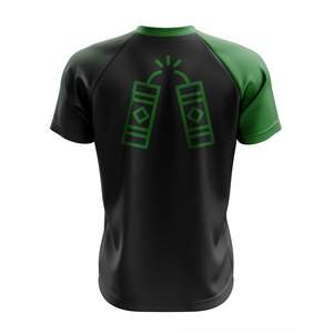 T-shirts en polyester à col en V, bon marché, de bonne qualité, vente en gros, design personnalisé, impression sérigraphique, créez votre logo - Product Image 6