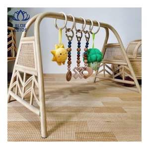 Gimnasio de Ratán para Bebés de Alta Calidad 2026, Marco de Actividades para Bebés Cuidadosamente Elaborado, Ayuda al Desarrollo de Habilidades Motoras y Decoración de la Habitación Infantil - Product Image 2