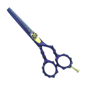 Premium Purple Hairdressing Thinning Scissors Stainless Steel Texturizing <b>Shears</b> Professional Barber <b>Tool</b> Made In Pakistan - Product Image 1