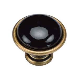 Impresionantes Perillas de Latón Sólido de Color Negro para Gabinetes, Duraderas y Elegantes para Interiores Modernos y Clásicos de Dormitorios, Habitaciones y Hoteles - Product Image 2