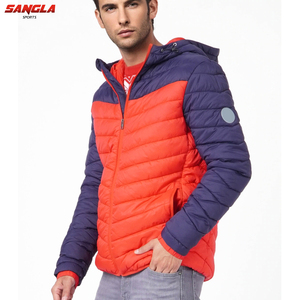 แจ็กเก็ตปลาปักเป้าสำหรับผู้ชายเสื้อโค้ทบุนวมสำหรับใส่สบายคอตั้ง - Product Image 5