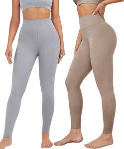 Leggings Deportivos de Cintura Alta, Cómodos y Elásticos, Tejido de Poliéster Transpirable, Tacto Suave, Ajuste Atlético, para Yoga y Gimnasio - Product Image 2