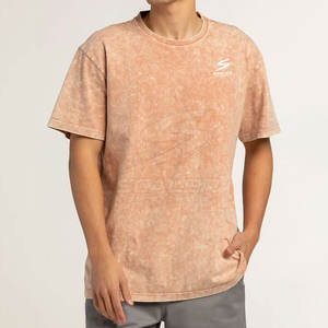 Camiseta Moderna de Moda Urbana con Lavado Ácido para Hombre, Tejida, Ecológica, de Secado Rápido, Suave, a la Moda, para Uso Diario - Product Image 3