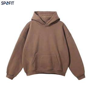 Nouveau Hoodie Tendance 2026 en Coton Lourd 450 g/m² avec Motif Lettres Automne, Poche Kangourou, Pull Homme Streetwear - Product Image 5