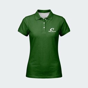 Custom Logo Women's Plain Green Cotton <b>Polo</b> <b>Shirt</b> Short Sleeve Casual Slim Fit <b>Ladies</b> Sports T-<b>Shirt</b> - Product Image 5