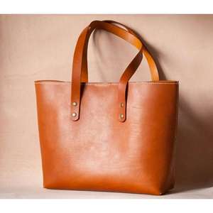 Bolsos de Mano de Cuero Genuino para Mujer, con Cierre de Cremallera, Impermeables, de Gran Capacidad, Ecológicos, Bolsas de Compras, Regalos - Product Image 6