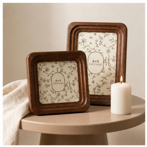 Wholesale Solid <b>Wood</b> <b>Picture</b> <b>Frame</b> Set Luxury Rounded Corner Curved Wooden Photo <b>Frame</b> for Tabletop Home Decor Gallery Wall - Product Image 1