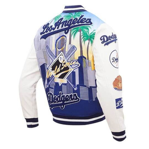 Chaqueta Varsity Personalizada con Bordado Chenille, Diseño de Parches de Béisbol, 100% Lana, Chaqueta de Invierno - Product Image 2