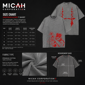 เสื้อยืดผู้ชายทรงปกติ ผ้าคอตตอนถัก 100% ล้างสีแบบแอซิด  รักษ์โลก ลายกราฟิกอนิเมะชูโซะ จูจุตสึ ไคเซ็น สีเทา หนานุ่ม ใส่ได้ในโอกาสทางการ - Product Image 6