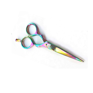 Ciseaux de coiffure pliables en acier inoxydable de 6 pouces pour droitiers, légers, tranchants, à effiler, 28 dents, professionnels - Product Image 5