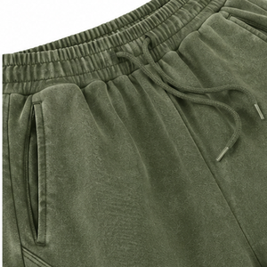 Pantalon délavé à l'acide, survêtement en coton personnalisé, coupe ample vintage, streetwear décontracté, fabricant et fournisseur de vêtements en gros - Product Image 6