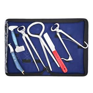 Kit Profesional de Herramientas para Herradores con Medidor de Dureza, Alicates para Pezuñas, Clavillero, Mini Cortador de Pezuñas, Cuchillo para Separar Pezuñas y Cuchillo de Bucle - Product Image 1