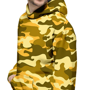 Sudadera con Capucha de Camuflaje para Hombre, Sudadera con Capucha de Felpa Suave - Product Image 5