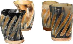 Chope à bière artisanale en corne de buffle polie, écologique et naturelle, pour les magasins de cadeaux médiévaux, les marchés de gros et d'exportation - Product Image 4