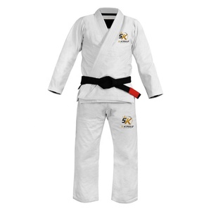 Vêtements de sport d'arts martiaux en gros, logo personnalisé brodé, judogi unisexe pour adultes, 100% coton, 360g, durable, séchage rapide - Product Image 1