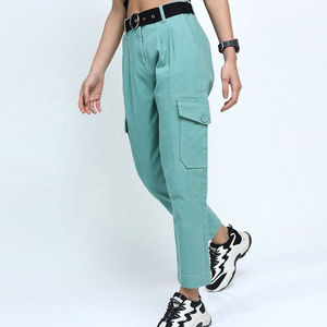 Pantalones Cargo para Mujer, Ligeros, de Alta Calidad, Antiarrugas, Transpirables, Pantalones Cargo de Primera Calidad en Oferta con Precio Razonable - Product Image 3