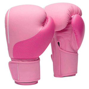 Gants de boxe en cuir bleu, à doigts entiers, avec fermeture auto-agrippante et sangle de poignet réglable, pour l'entraînement des enfants - Product Image 5