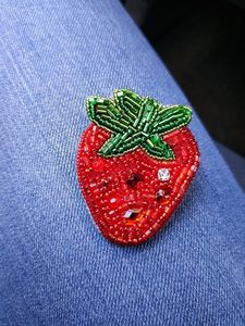 MD HANDICRAFTS Luxury Floral Embroidery Beaded Brooch Pin Handcrafted Designer Statement Jewelry <b>Accessory</b> for Unisex <b>Weddings</b> - Product Image 6