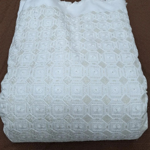 SQ embroidery fabric beaded fabric embroidery fabric mesh fabric abaya fabric fancy fabric garment manufacturing wholesale trade - Product Image 1