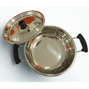 Korean Stainless Steel Cooking <b>Pot</b> <b>Sets</b> 08-Piece High Grade Restaurant Kitchen Utensil Oven Safe Dishwasher Safe 3-Layer Bottom - Product Image 2