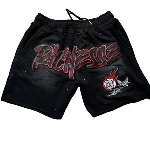 Pantalones Cortos de Verano para Hombre, Estilo Urbano, con Logotipo Personalizado, 100% Algodón, Transpirables, de Secado Rápido, Ecológicos, Bordados, Vintage - Product Image 5