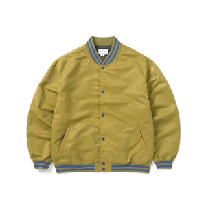 Plus Size <b>Thin</b> Quick Dry Windproof Breathable Eco-Friendly <b>Men</b> Satin Bomber <b>Jacket</b> Stand Collar Front Logo Comfortable Wear Made - Product Image 1