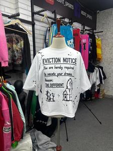 Camiseta de Manga Corta con Estampado de Serigrafía Ecológica, Estilo Urbano, Cuello Redondo, Corte Regular, para Hombre, en Algodón Jersey, Verde y Blanco, Nuevo Estilo 2026 - Product Image 6