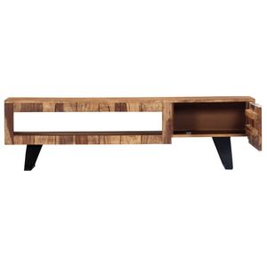 Supporto TV Sheesham in legno massello 55.1 \ "x11.8 \" x15.7 \ "eleganti e durevoli supporti TV - Product Image 3