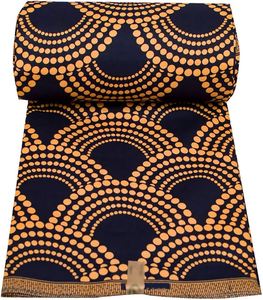Tissu en coton popeline Tana Lawn de luxe 100 % coton biologique léger à imprimé numérique, motif Ankara, pour robes - Product Image 2