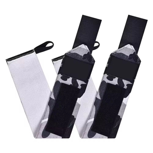 Sangles de soutien du poignet en néoprène respirant antidérapant avec fermeture auto-agrippante pour la musculation et l'utilisation en salle de sport (football) - Product Image 2
