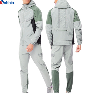 Top Custom Solid Color <b>Men's</b> <b>Track</b> Running Windbreaker <b>Jacket</b> Set Plus Size Lightweight Sports Wear <b>for</b> <b>Men</b> Casual Sports Wear - Product Image 6