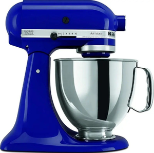 NOUVELLE ARRIVÉE 100% AUTHENTIQUE KitchenAIDs KSM150PSBU Série Artisan 5-Qt. Batteur sur socle avec bouclier anti-éclaboussures - Product Image 5