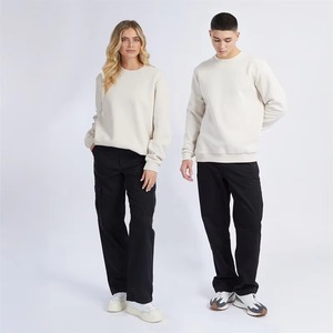 Sudaderas con Capucha Personalizadas para Hombre, Sudadera de Algodón Extra Grande, Ropa de Invierno Moderna, Sudadera Unisex con Cuello Redondo, Venta al Por Mayor OEM - Product Image 4