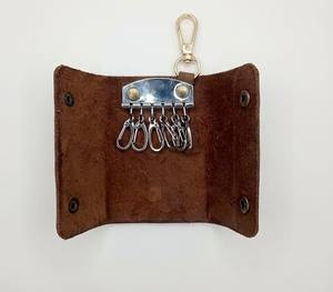 เคสกุญแจรถหนังแท้ลายหนังวัวแบบกำหนดเองได้ พร้อมโลโก้ - Product Image 1