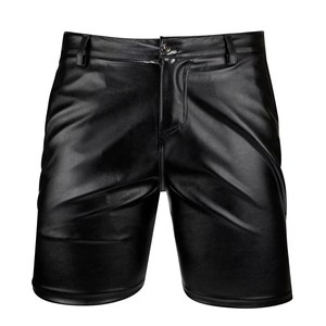 Men Leather Shorts Stylish Street Style Fashion Bottom for Party Wear and Night Events - Product Image 6