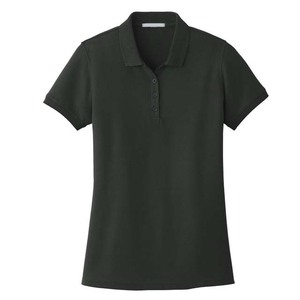Polo personnalisé pour femme - Manches courtes 100% coton original respirant tricoté, chemises vierges décontractées pour le sport féminin - Product Image 3