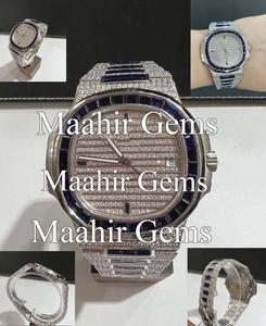 Men's <b>Mechanical</b> <b>Watch</b> Global Travel Business Stainless Steel Glass Dial 10 Bar Water Resistant Mossanite - Product Image 2