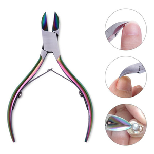 Cortauñas Profesional de Acero Inoxidable, 11 cm de Largo, Apertura de Mandíbula de 8 mm, Cuchilla Plana Afilada, Herramienta de Manicura y Pedicura - Product Image 1