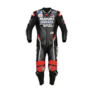 Traje de Carreras de Motocicleta de Cuero Zuzuki Ecstar GSXR, Mono de Una Pieza, Protector OEM CE, Manga Larga, 280g - Product Image 1